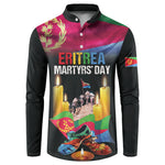 Personalized Eritrea Martyrs Day Button Sweatshirt Eritrea EPLF Honoring Shida Heroes