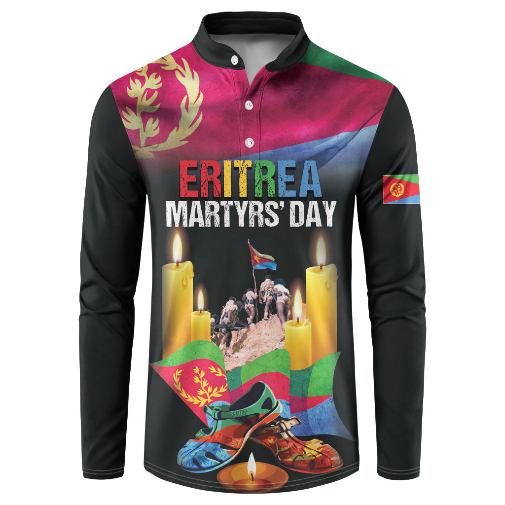 Personalized Eritrea Martyrs Day Button Sweatshirt Eritrea EPLF Honoring Shida Heroes