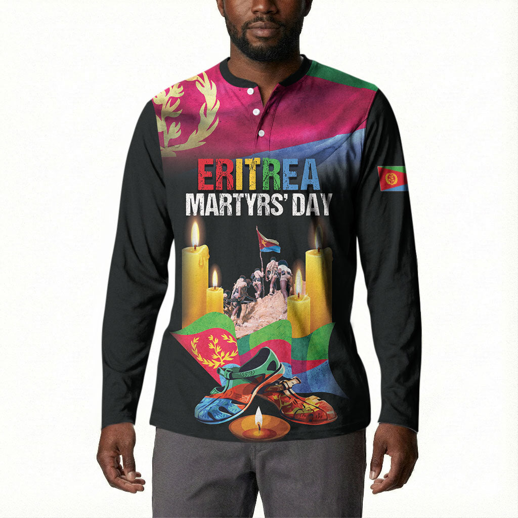 Personalized Eritrea Martyrs Day Button Sweatshirt Eritrea EPLF Honoring Shida Heroes