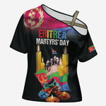 Personalized Eritrea Martyrs Day Cross Shoulder Shirt Eritrea EPLF Honoring Shida Heroes