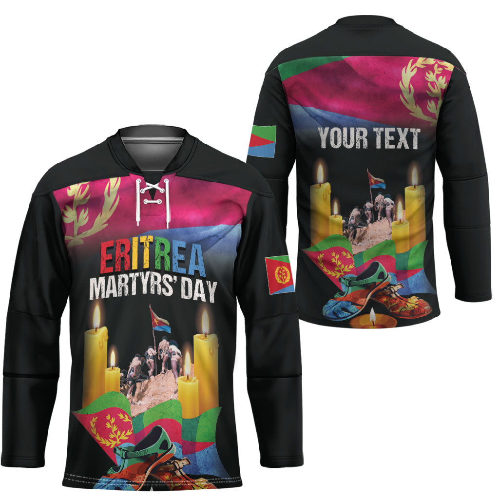 Personalized Eritrea Martyrs Day Hockey Jersey Eritrea EPLF Honoring Shida Heroes