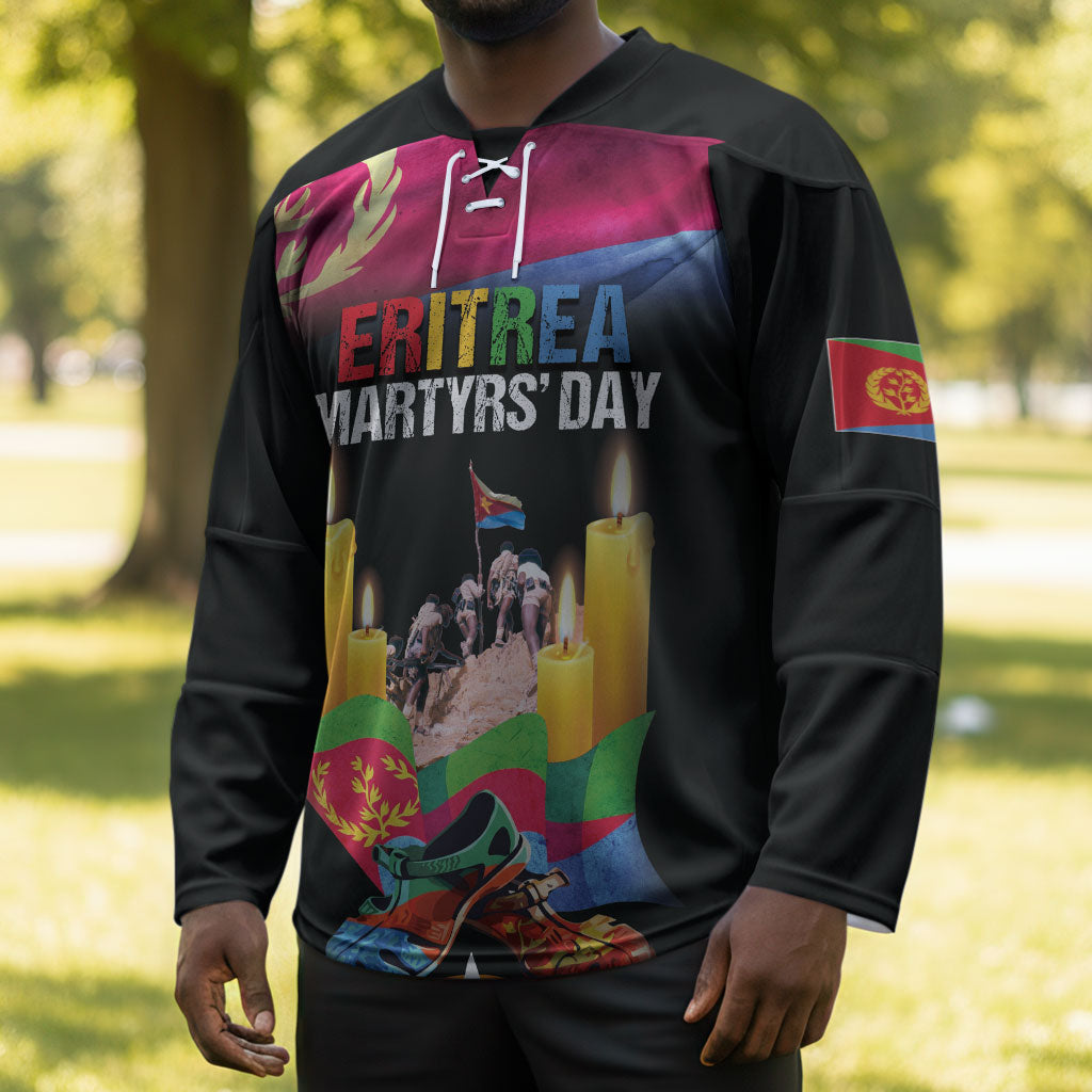 Personalized Eritrea Martyrs Day Hockey Jersey Eritrea EPLF Honoring Shida Heroes