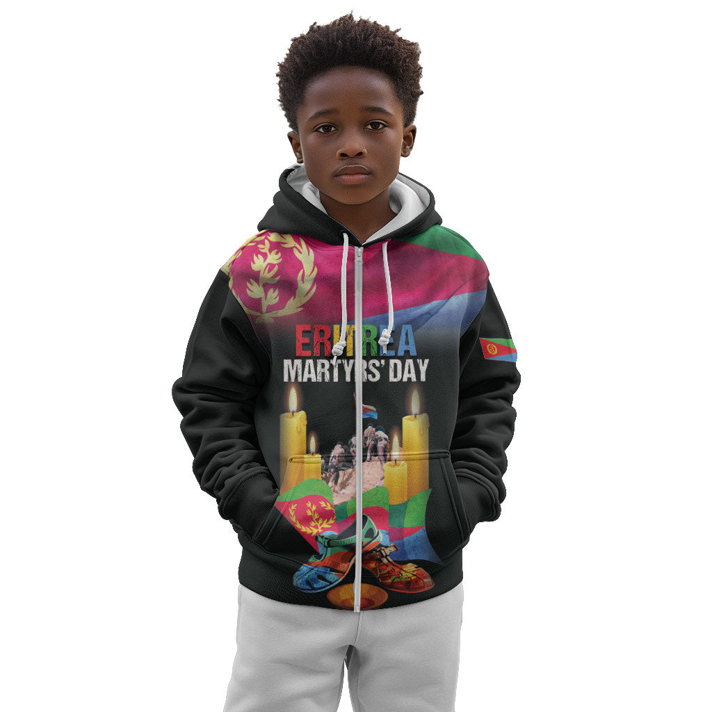 Personalized Eritrea Martyrs Day Kid Hoodie Eritrea EPLF Honoring Shida Heroes