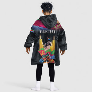 Personalized Eritrea Martyrs Day Kid Wearable Blanket Hoodie Eritrea EPLF Honoring Shida Heroes