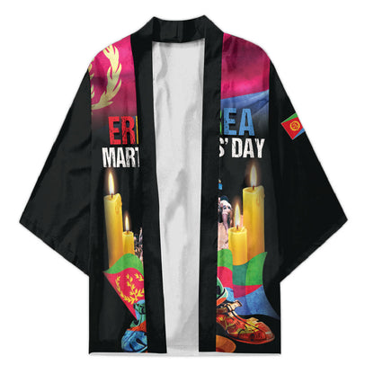 Personalized Eritrea Martyrs Day Kimono Eritrea EPLF Honoring Shida Heroes