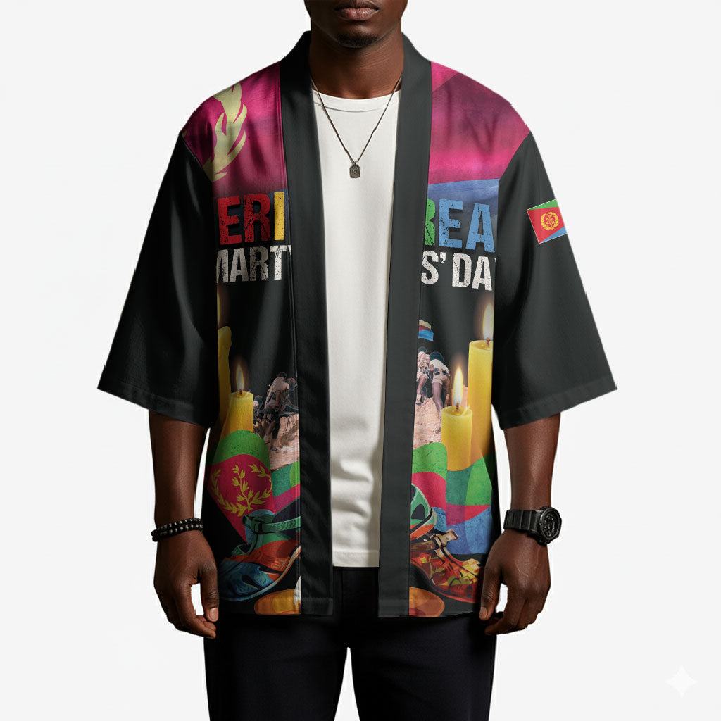 Personalized Eritrea Martyrs Day Kimono Eritrea EPLF Honoring Shida Heroes