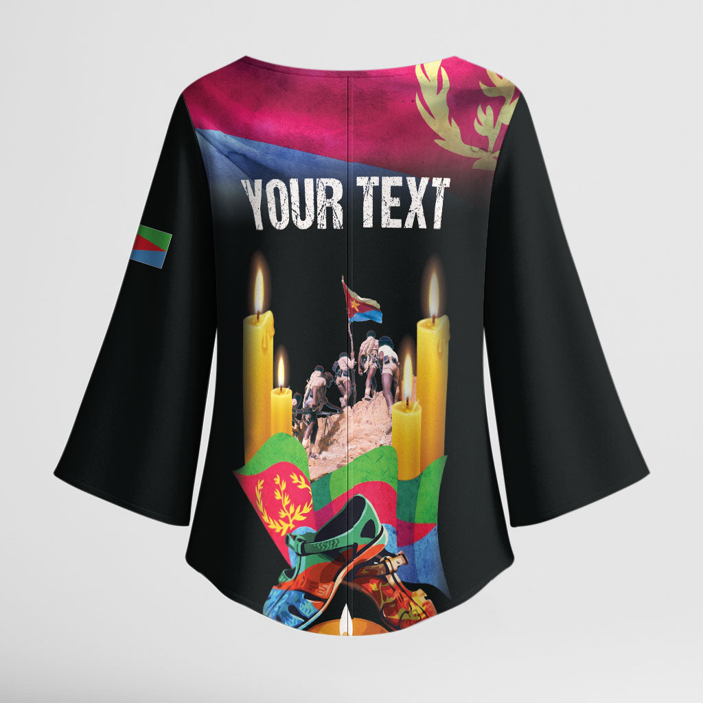 Personalized Eritrea Martyrs Day Kimono Sleeve Blouse Eritrea EPLF Honoring Shida Heroes