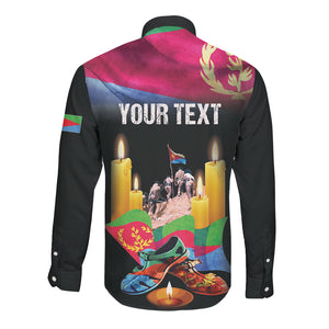 Personalized Eritrea Martyrs Day Long Sleeve Button Shirt Eritrea EPLF Honoring Shida Heroes