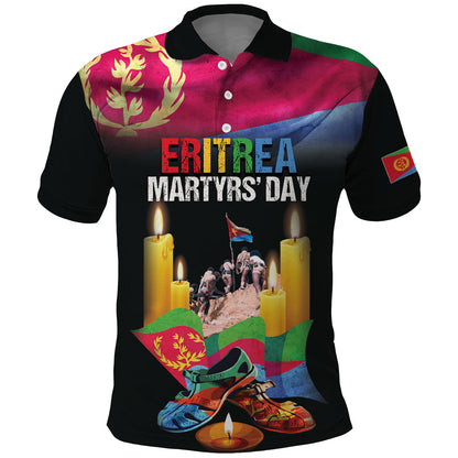 Personalized Eritrea Martyrs Day Polo Shirt Eritrea EPLF Honoring Shida Heroes