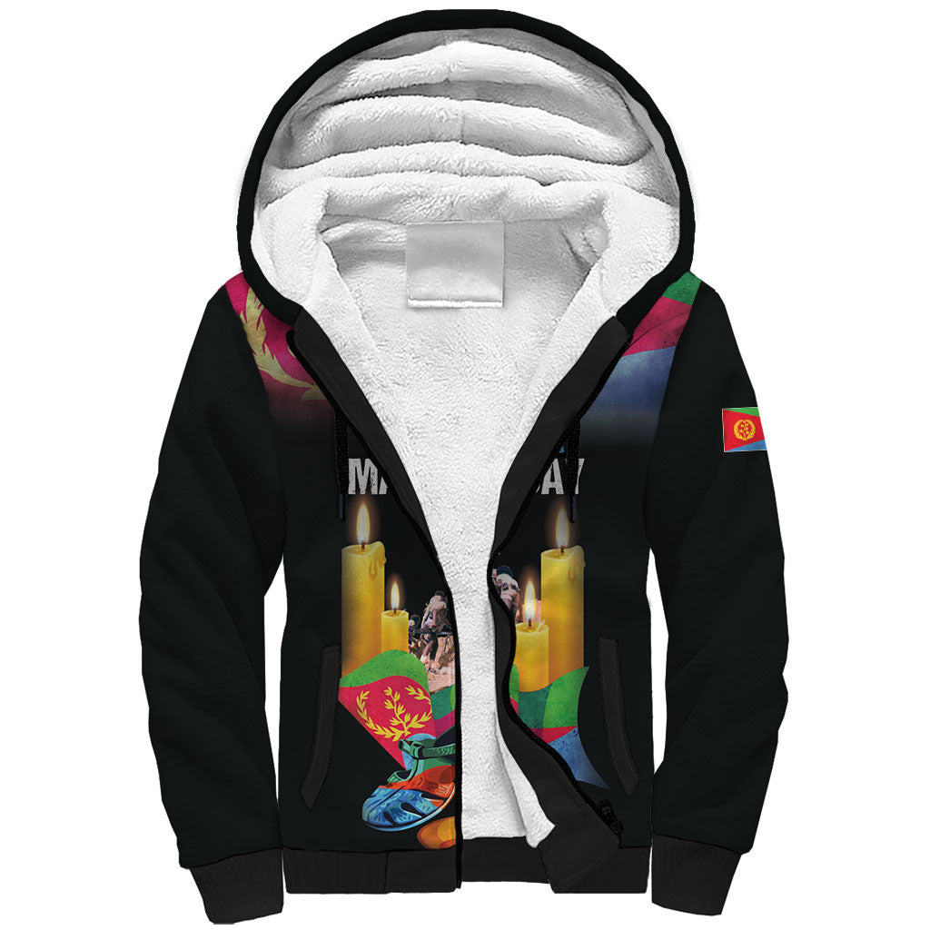 Personalized Eritrea Martyrs Day Sherpa Hoodie Eritrea EPLF Honoring Shida Heroes