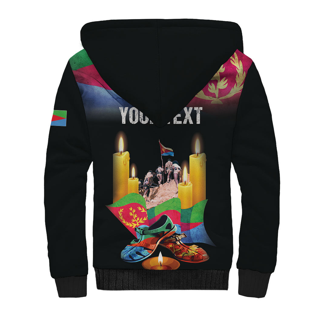 Personalized Eritrea Martyrs Day Sherpa Hoodie Eritrea EPLF Honoring Shida Heroes