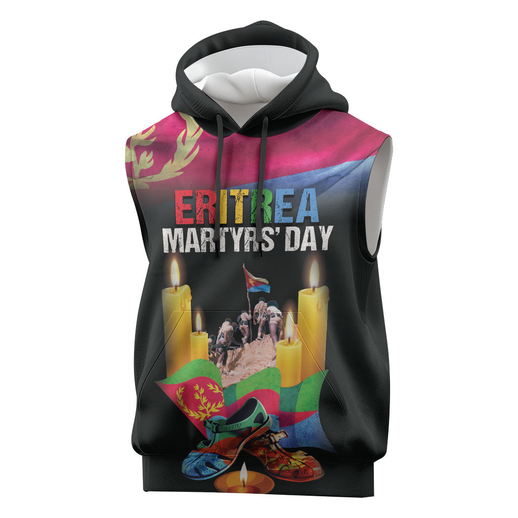 Personalized Eritrea Martyrs Day Sleeveless Hoodie Eritrea EPLF Honoring Shida Heroes