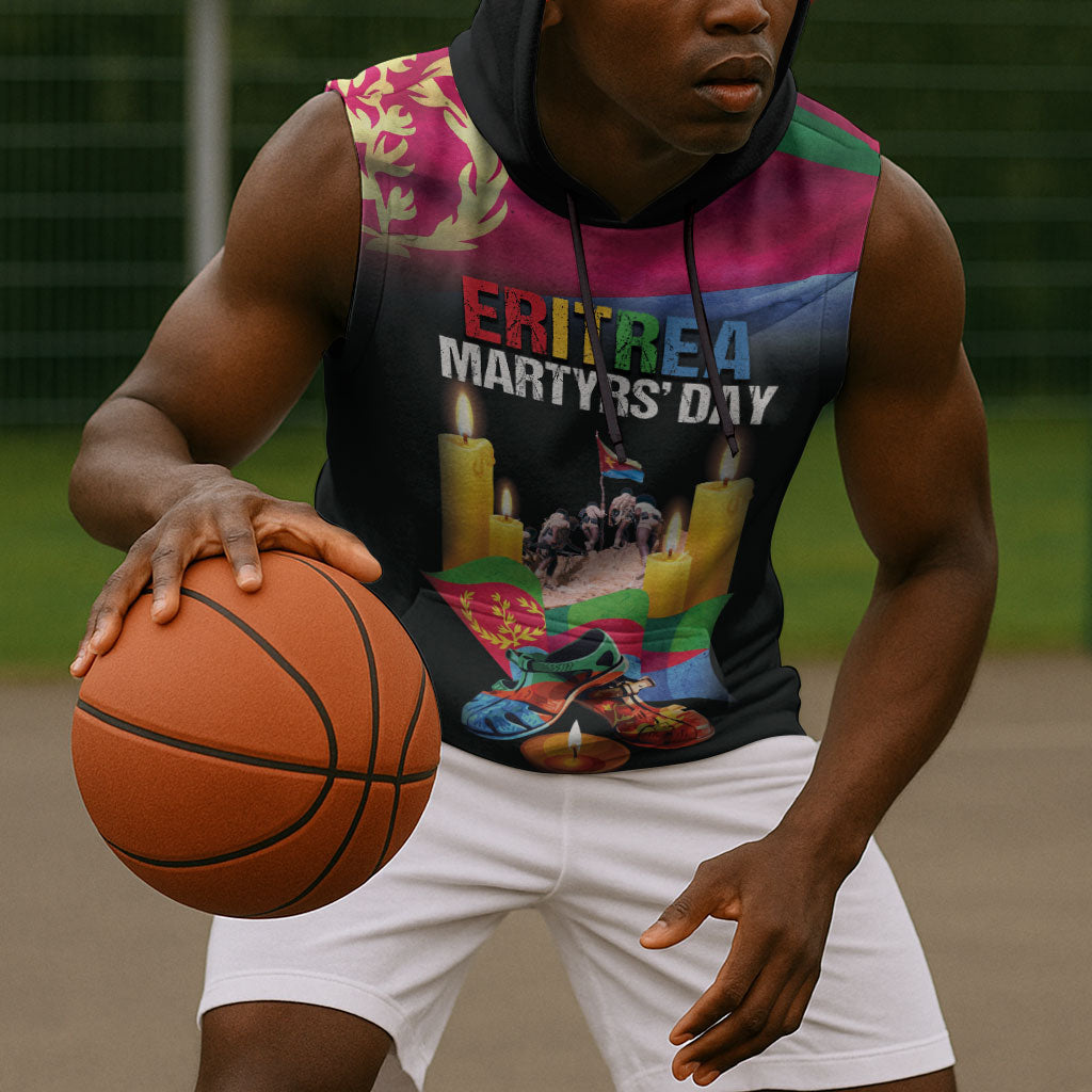 Personalized Eritrea Martyrs Day Sleeveless Hoodie Eritrea EPLF Honoring Shida Heroes