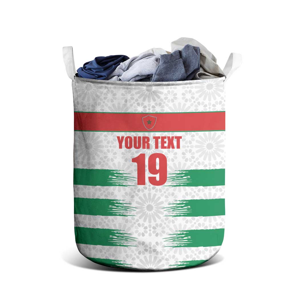 Custom Morocco Football Laundry Basket Road To Football Glory - African Pride