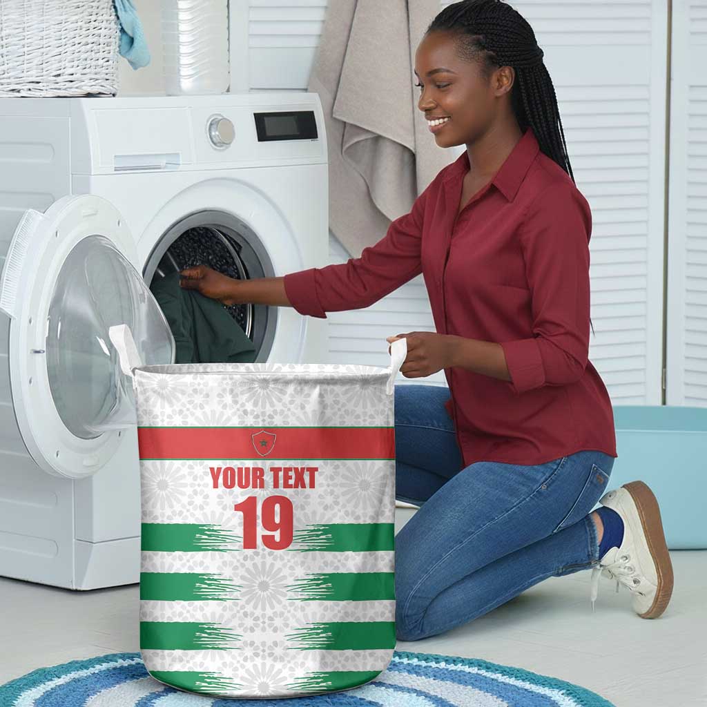 Custom Morocco Football Laundry Basket Road To Football Glory - African Pride