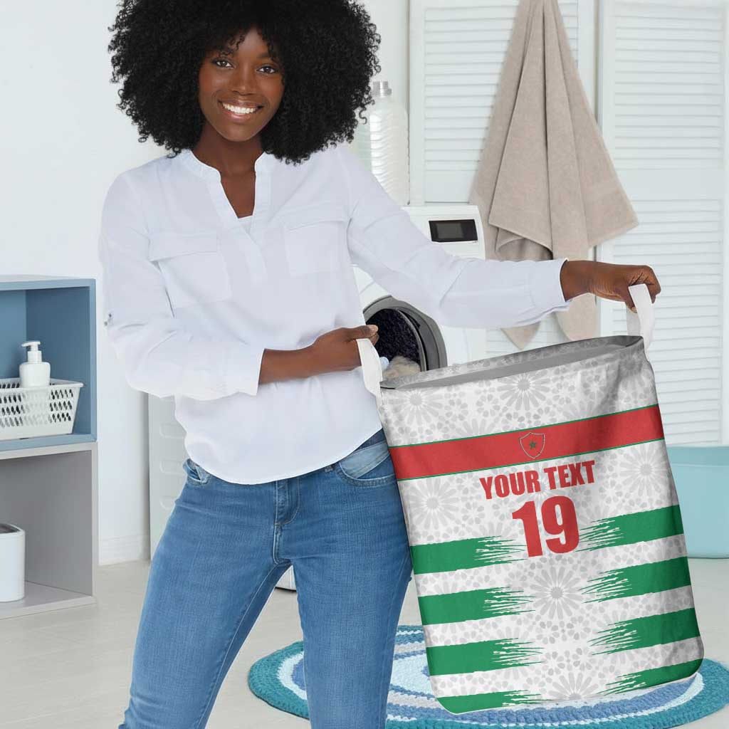 Custom Morocco Football Laundry Basket Road To Football Glory - African Pride