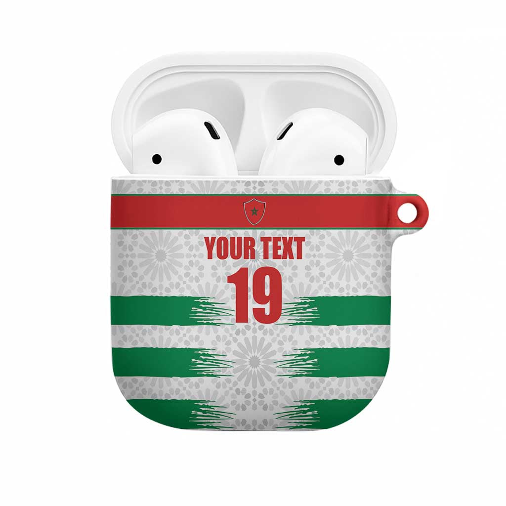 Custom Morocco Football AirPods Case Road To Football Glory - African Pride