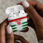 Custom Morocco Football AirPods Case Road To Football Glory - African Pride