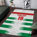 Custom Morocco Football Area Rug Road To Football Glory - African Pride