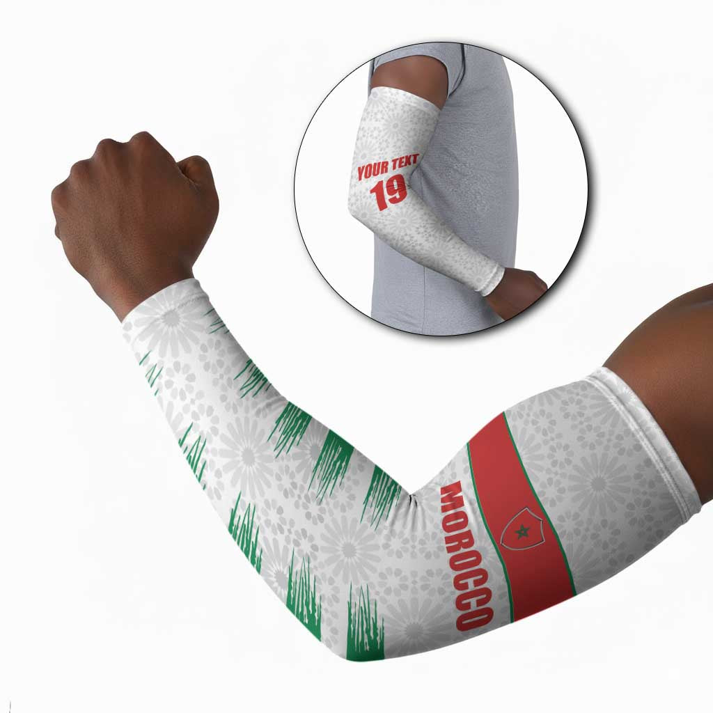 Custom Morocco Football Arm Sleeves Road To Football Glory - African Pride