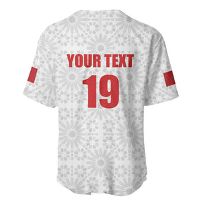 Custom Morocco Football Baseball Jersey Road To Football Glory LT19
