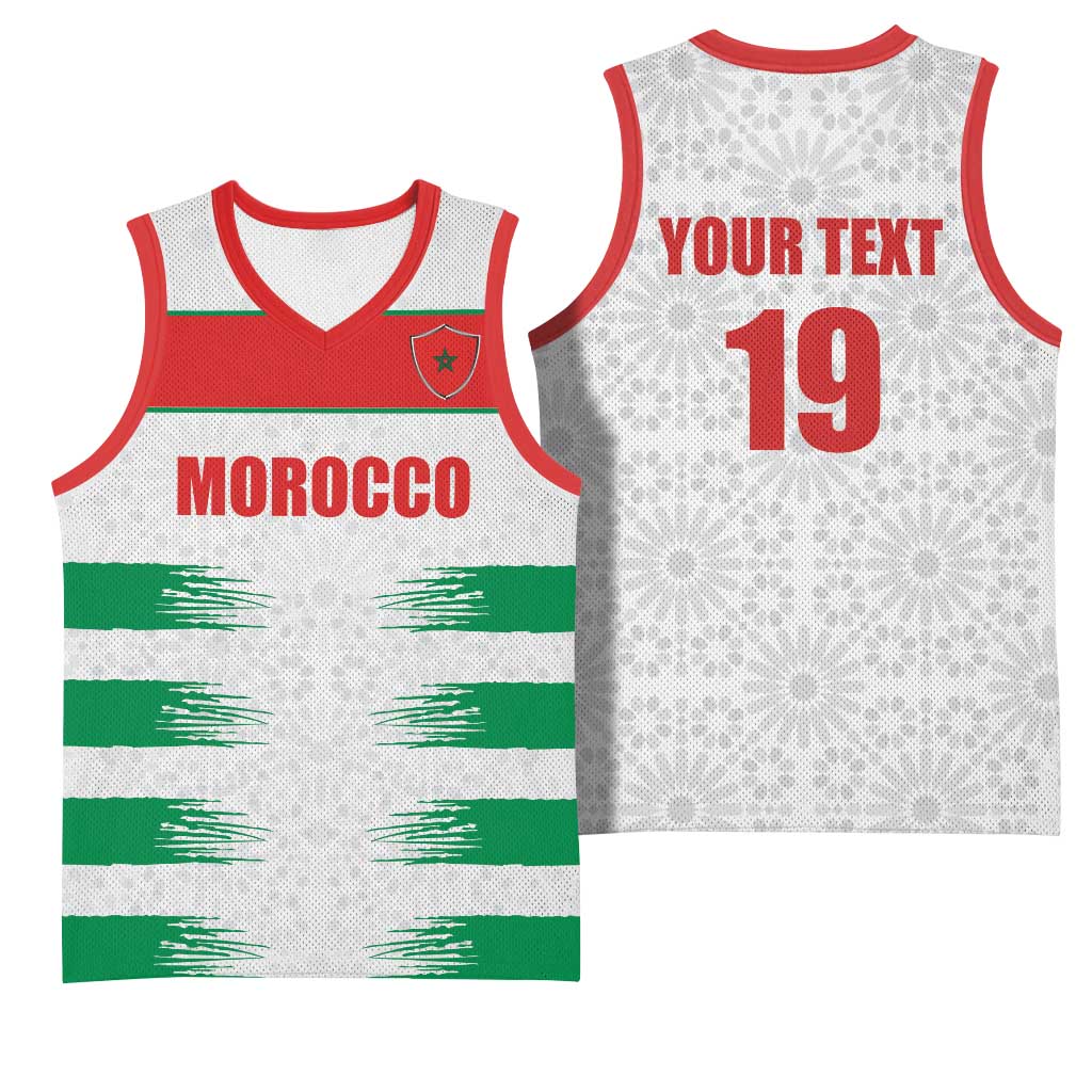 Custom Morocco Football Basketball Jersey Road To Football Glory - African Pride