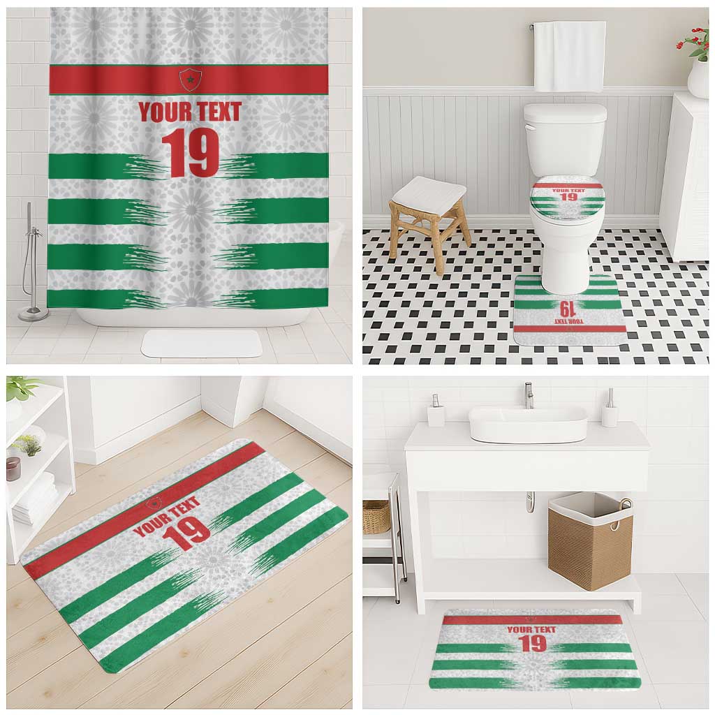 Custom Morocco Football Bathroom Set Road To Football Glory - African Pride