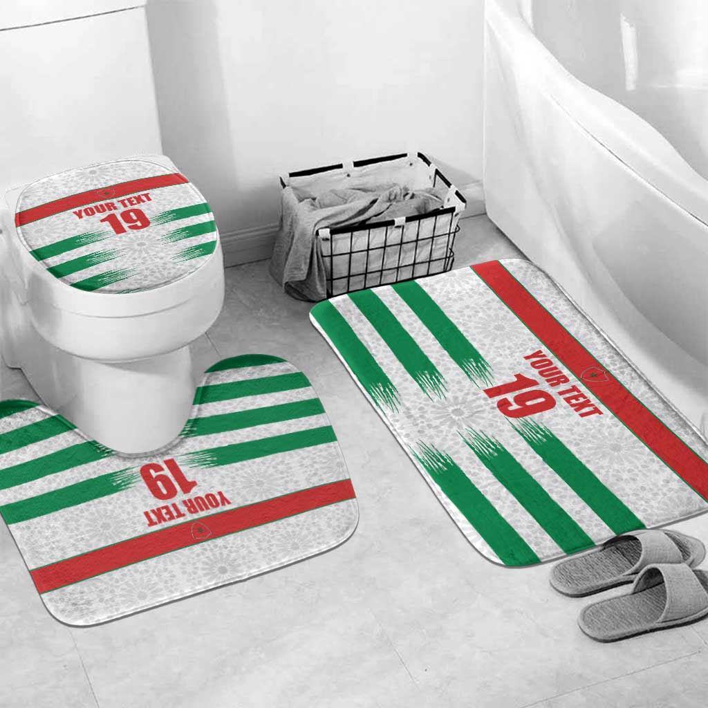 Custom Morocco Football Bathroom Set Road To Football Glory - African Pride