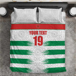 Custom Morocco Football Bedding Set Road To Football Glory - African Pride