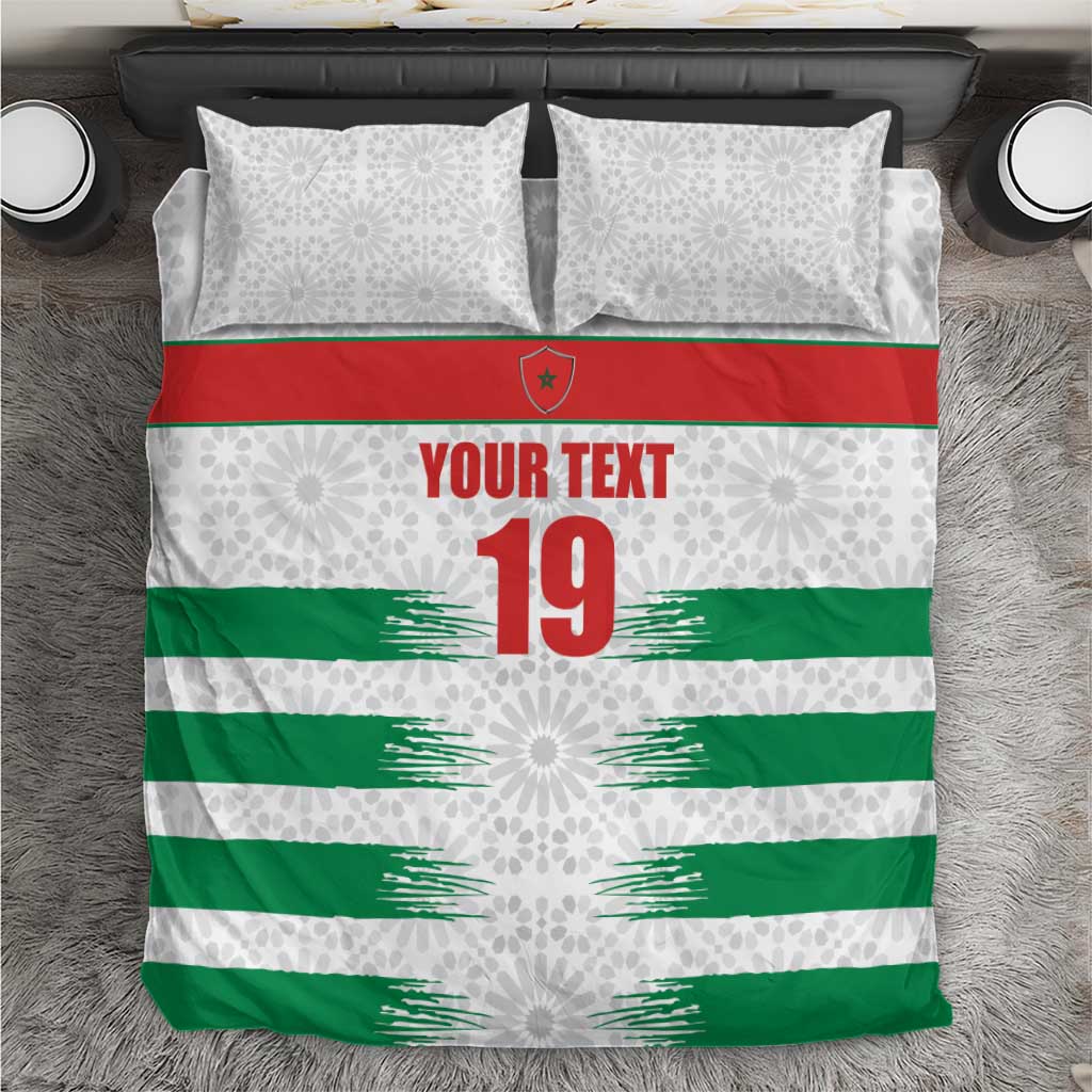 Custom Morocco Football Bedding Set Road To Football Glory - African Pride