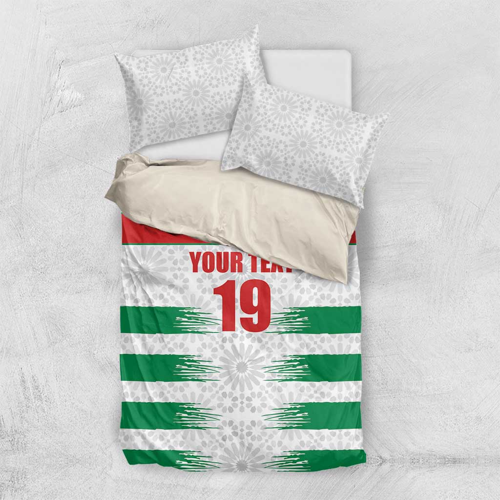 Custom Morocco Football Bedding Set Road To Football Glory - African Pride