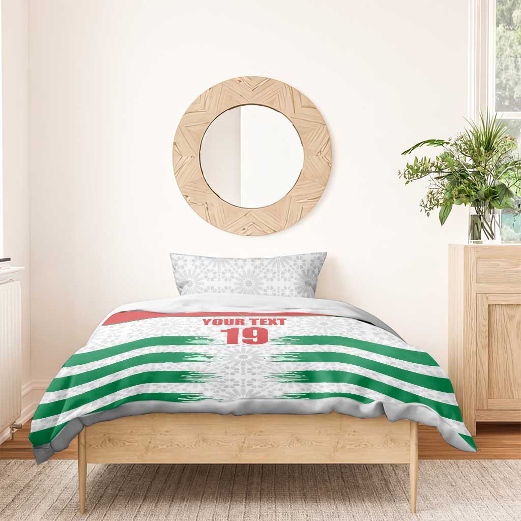 Custom Morocco Football Bedding Set Road To Football Glory - African Pride
