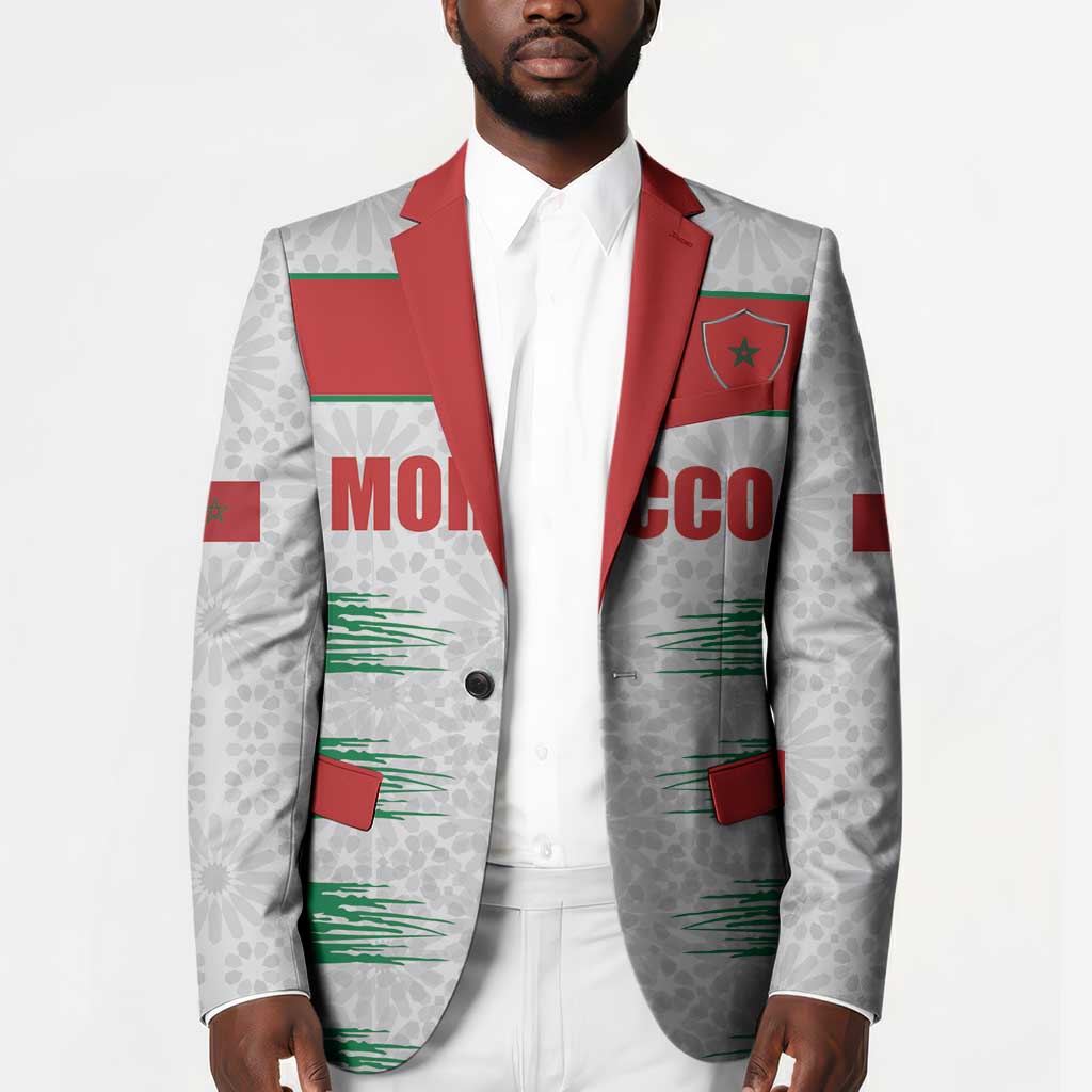 Custom Morocco Football Blazer Road To Football Glory - African Pride