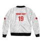 Custom Morocco Football Bomber Jacket Road To Football Glory - African Pride