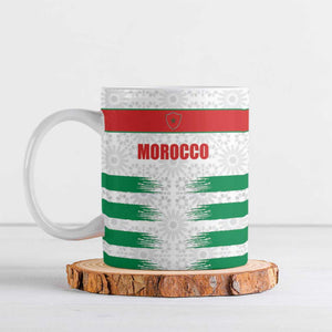 Custom Morocco Football Ceramic Mug Road To Football Glory - African Pride