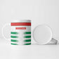Custom Morocco Football Ceramic Mug Road To Football Glory - African Pride