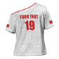 Custom Morocco Football Cross Shoulder Shirt Road To Football Glory - African Pride