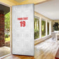 Custom Morocco Football Door Cover Road To Football Glory - African Pride