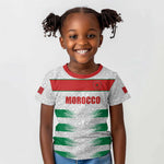 Custom Morocco Football Kid T shirt Road To Football Glory LT19
