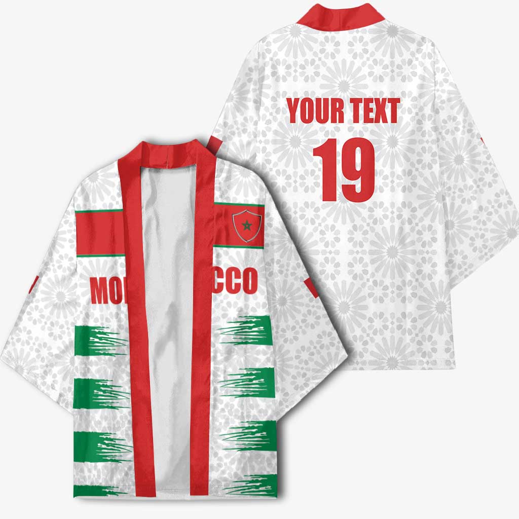 Custom Morocco Football Kimono Road To Football Glory - African Pride