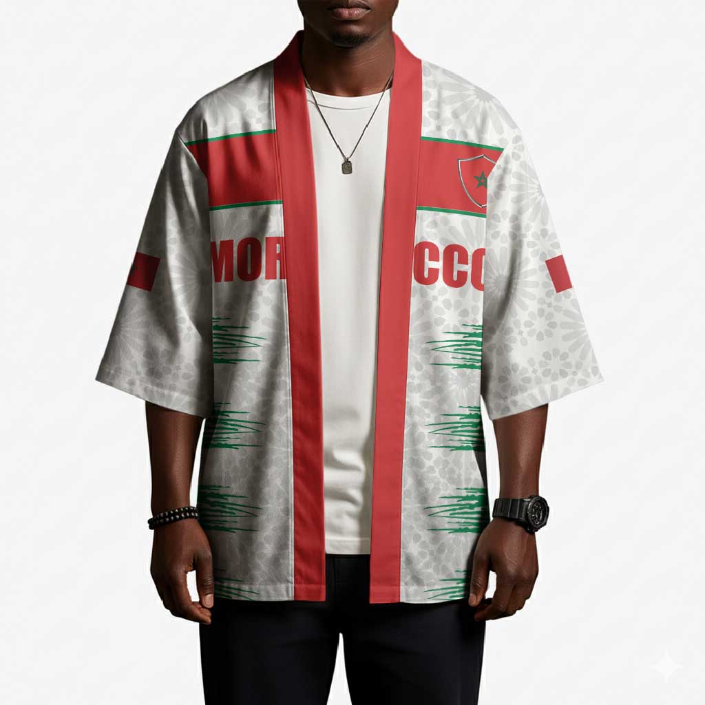 Custom Morocco Football Kimono Road To Football Glory - African Pride