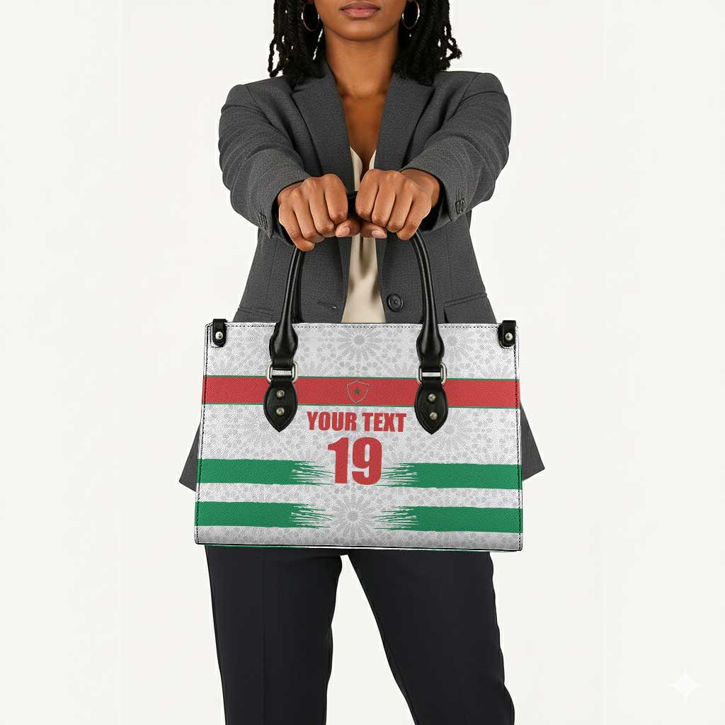 Custom Morocco Football Leather Bag Road To Football Glory - African Pride