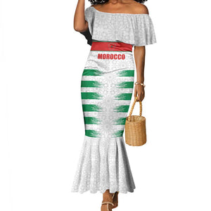 Custom Morocco Football Mermaid Dress Road To Football Glory LT19
