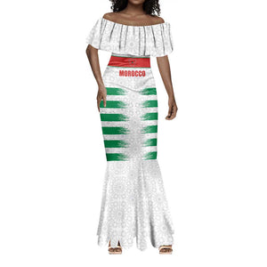 Custom Morocco Football Mermaid Dress Road To Football Glory LT19
