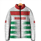 Custom Morocco Football Padded Jacket Road To Football Glory - African Pride