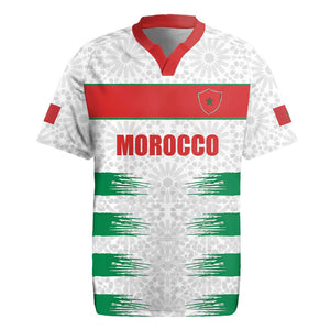 Custom Morocco Football Rugby Jersey Road To Football Glory LT19