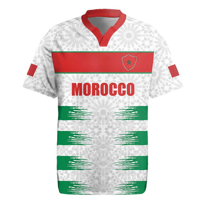 Custom Morocco Football Rugby Jersey Road To Football Glory LT19