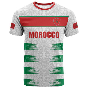 Custom Morocco Football T shirt Road To Football Glory LT19