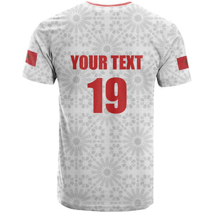 Custom Morocco Football T shirt Road To Football Glory LT19