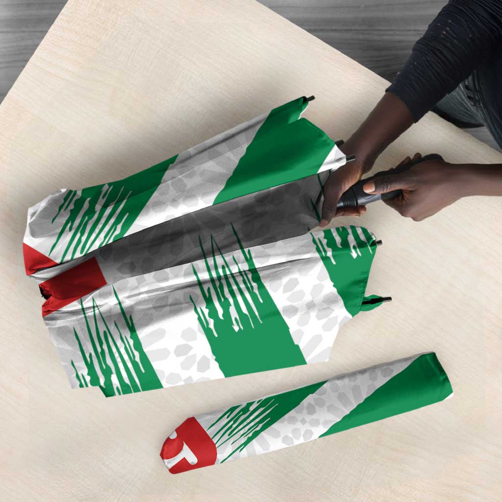 Custom Morocco Football Umbrella Road To Football Glory - African Pride